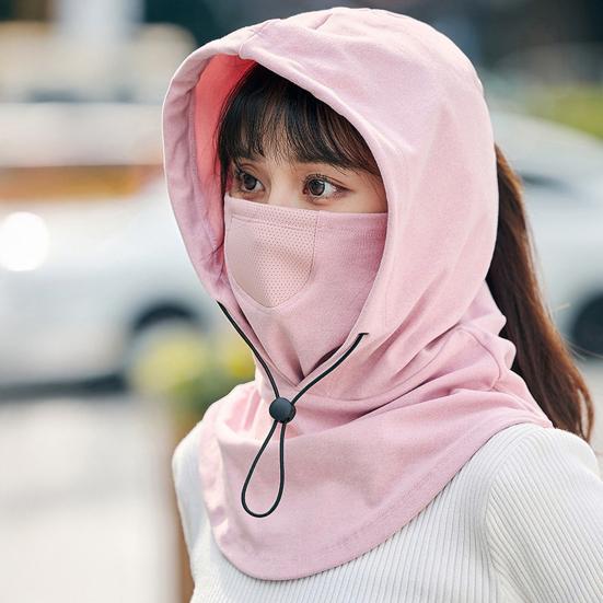 Winter Cycling Face Guard Neck Gaiter Breathable Thick Warm Windproof Outdoor Skiing Motorcycle Bandana Balaclava Hat