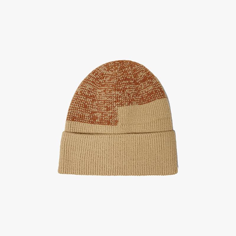 

New Winter Knitted Hat for Men Outdoor Windproof and Warm Pure Cotton Versatile Warm Wool Hat Cold Hat