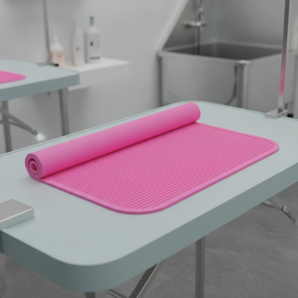 Pet Grooming Mat Non-Slip Grooming Table Mat Silicone Pad Soft Comfortable for Dog Groomers