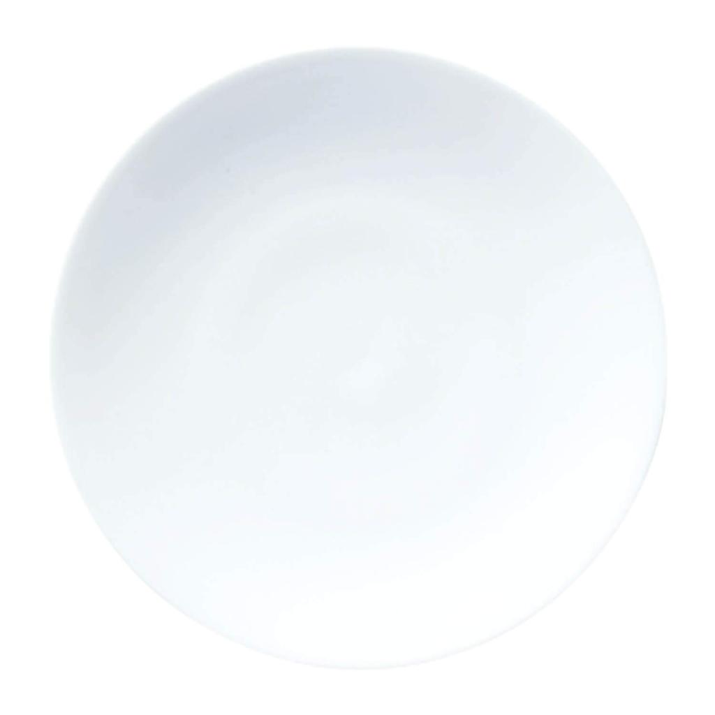 Noritake Grandeur Deep Plate, 24.5cm, Microwave and Dishwasher Safe, White Fine Porcelain (Premium White), 94916/1657