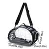 Foldable Cat Backpack Portable Pet Outing Bag Small Dog Transparent Pet Bag  Outdoor Travel