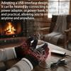 USB Electric Heated Gloves Windproof Motorcycle Thermal Gloves Wear Resist Soft Heating Gloves for Outdoor Camping Hiking