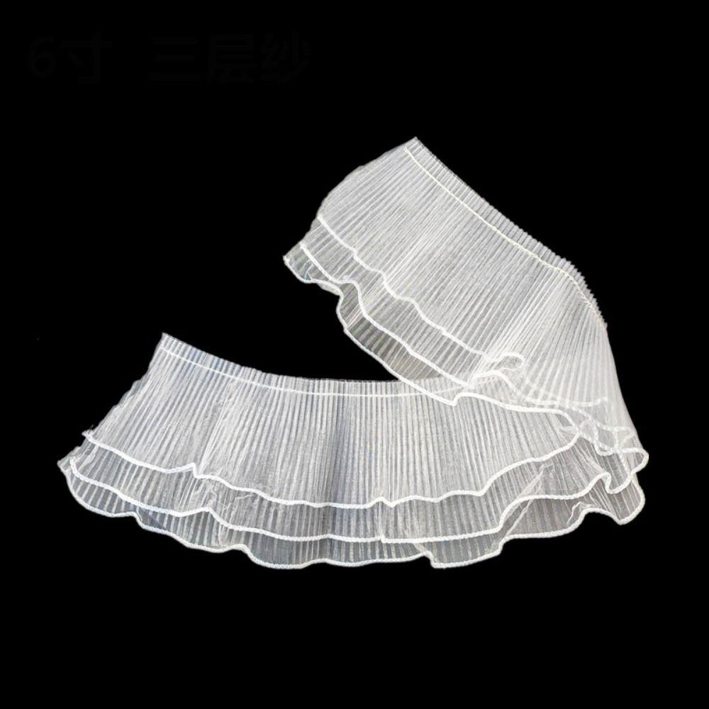 1Pcs Surrounding Edge Wave Yarn Lace Mesh  For Mother's Day Thanksgiving Birthday
