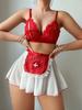 Cosplay Sexy Lingerie Set Fancy Bra Set Women Erotic Ring Sexy Underwear Set Wireless Ladies Lingerie Outfit Bilizna Intimate