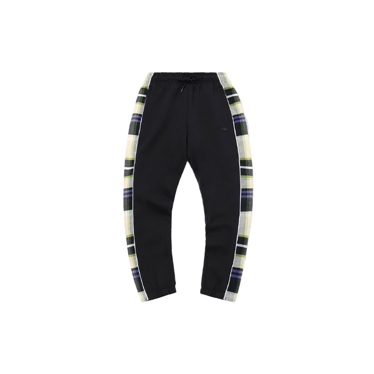 

Li Ning Повседневные трикотажные спортивные штаны с манжетами Мужские штаны AKLQ829-1 XL