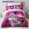 Messi Pattern Bedding,Quilt Set Quilt Cover Pillowcase Home Birthday Gift (1 * duvet cover + 2 * pillowcase, without core)