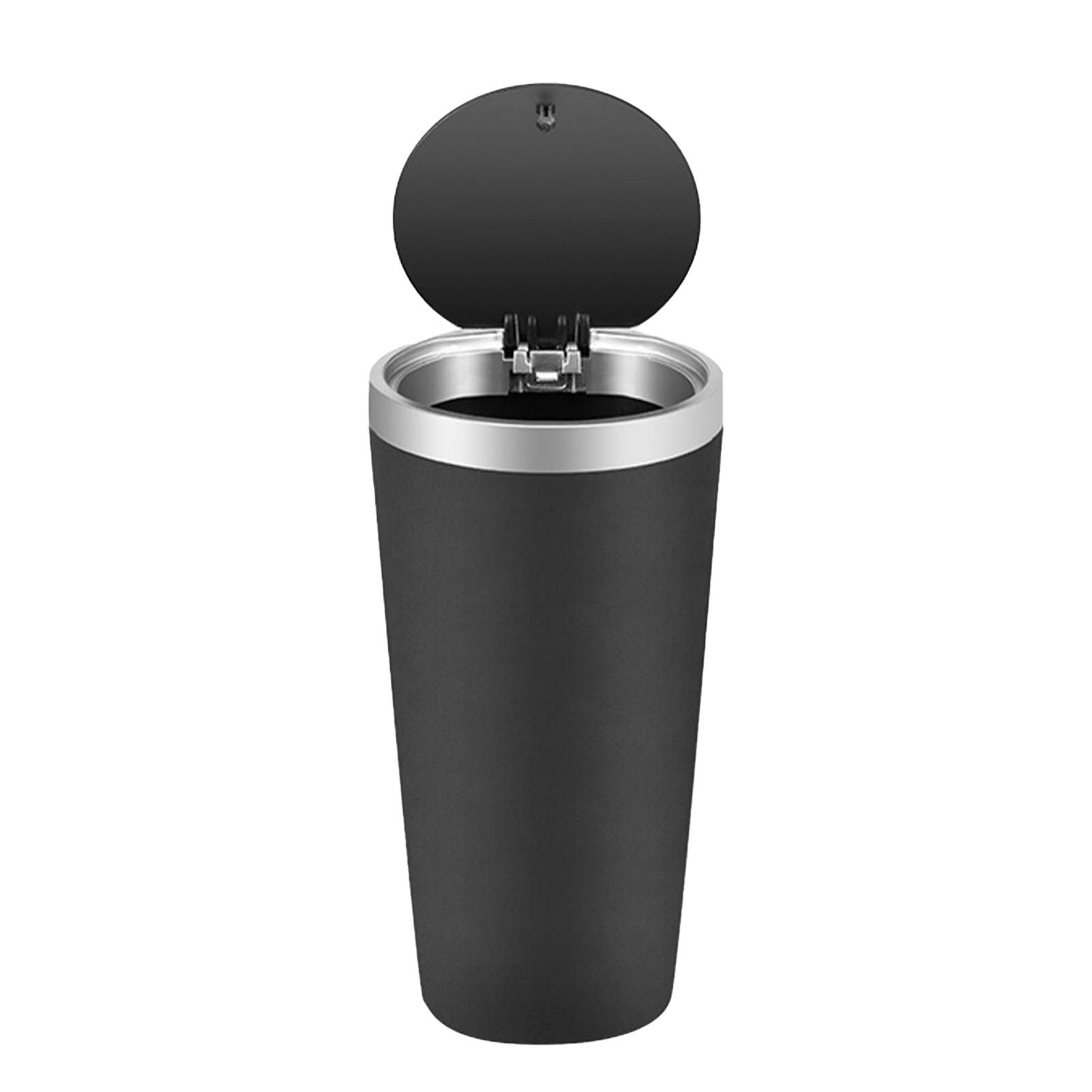 

Car Trash Can Bin Durable Washable Leakproof Mini Car Cup Holder Garbage Can with Lid for Car