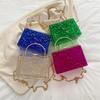 Clear Acrylic Shoulder Chain Crossbody Bag for Women Cross Body Light Korean Popular Luxury Designer Night Trendy
