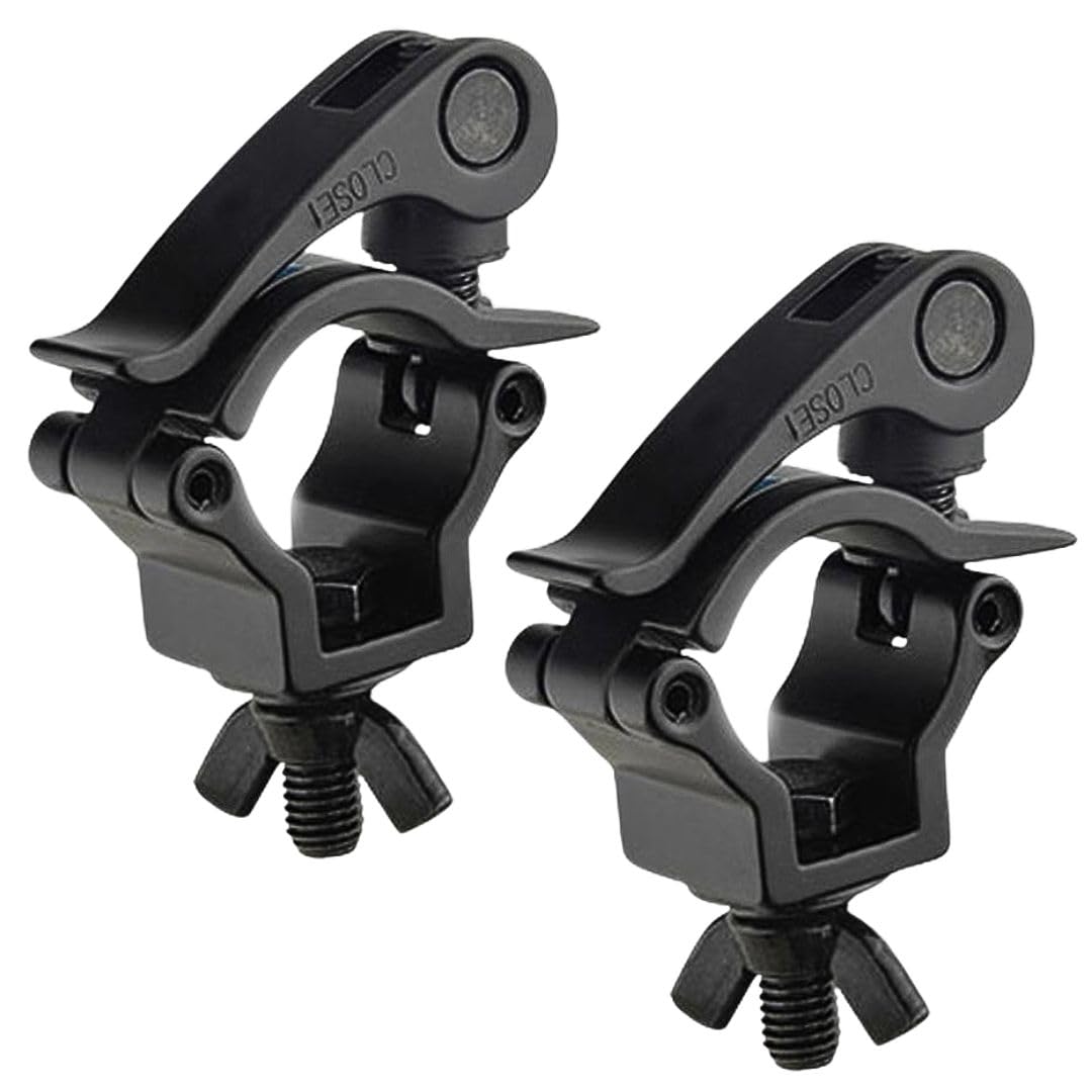 Solvanta Scoop Holder Clamp Type Gymnie Universal Retainer Set of 2 Black 32-35mm