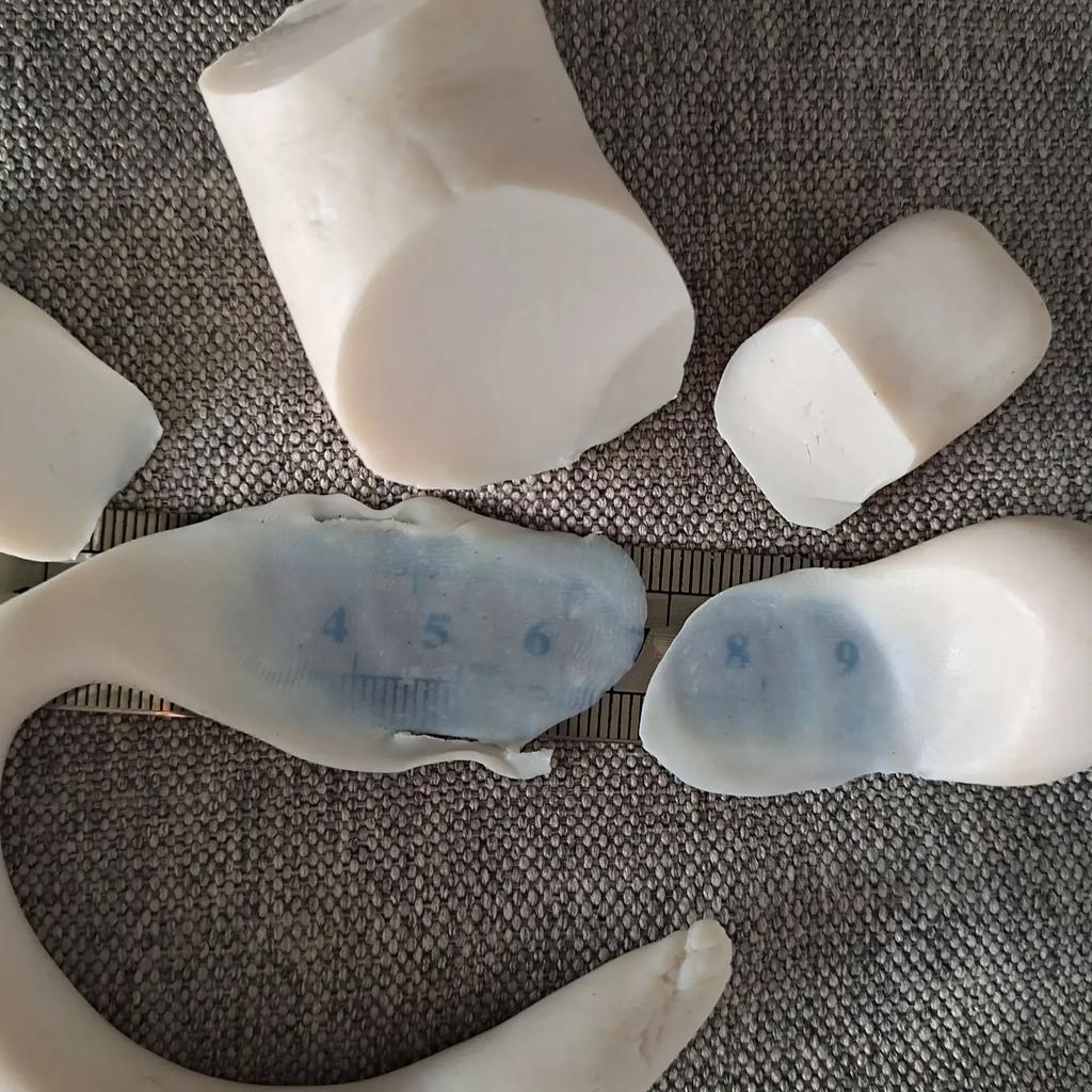 450g Professional Doll Head Clay Hand Model Doll Clay Skin /White Skin Color Polymer Soft Clay