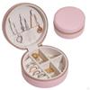 Elegant Faux Leather Jewelry Storage Box for Rings and Bracelets