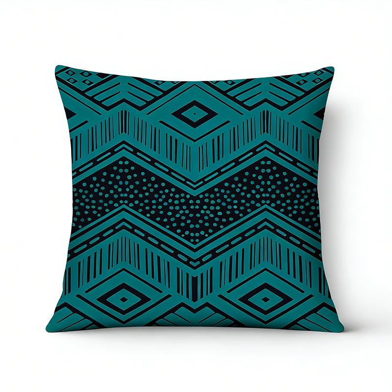 Tropical Rainforest Leaf Buttfly Geometric Abstract Cushion Cover Peach Skin Throw Pillowcase Living Room Home Decor Pillow Case