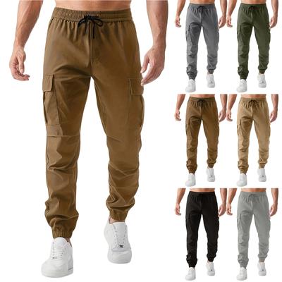 Calças de Trabalho Masculinas para Esportes ao Ar Livre, Soltas, Lazer, Multibolsos