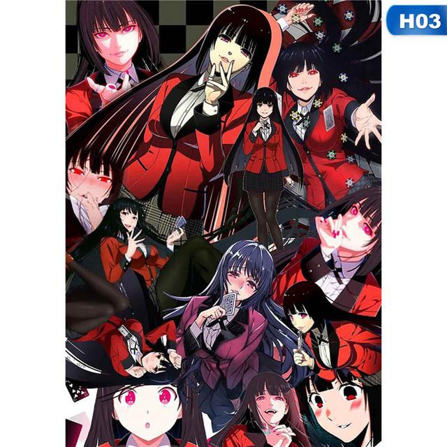 Cartoon, Anime, Painting, Pictures, Gambling, Canvas Posters, Children's Living Room, Art, Home, Wall Decoration Posters