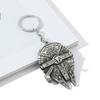 Star War Keychain Spacecraft Millennium Falcon Metal Pendant Keyring Car Backpack Key Holder Vintage Jewelry Accessories Gifts