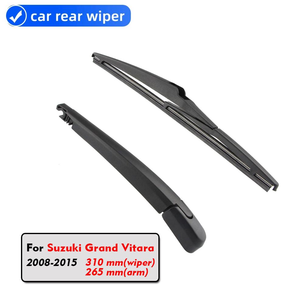 Car Rear Wiper Blades Back Window Wipers Arm For Suzuki Grand Vitara Hatchback (2008-2015) 310mm Auto Windscreen Blade