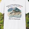 Two Wolves They Are Boyfriends Funny Meme TShirt, Gay Wolves Gen Z Brainrot TikTok Joke Tee, Fruity Motivational Gift Shirt