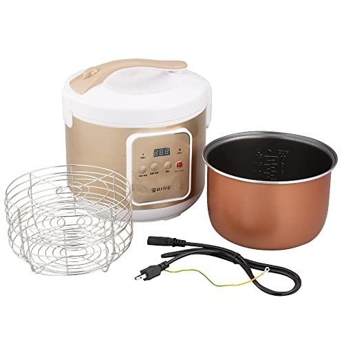 Homemade Black Garlic Fermenter, Maximum 2kg Capacity, Dedicated Basket, Easy Recipe Included, Full Heating, Fermentation Period: 6 To 12 Days, Drying