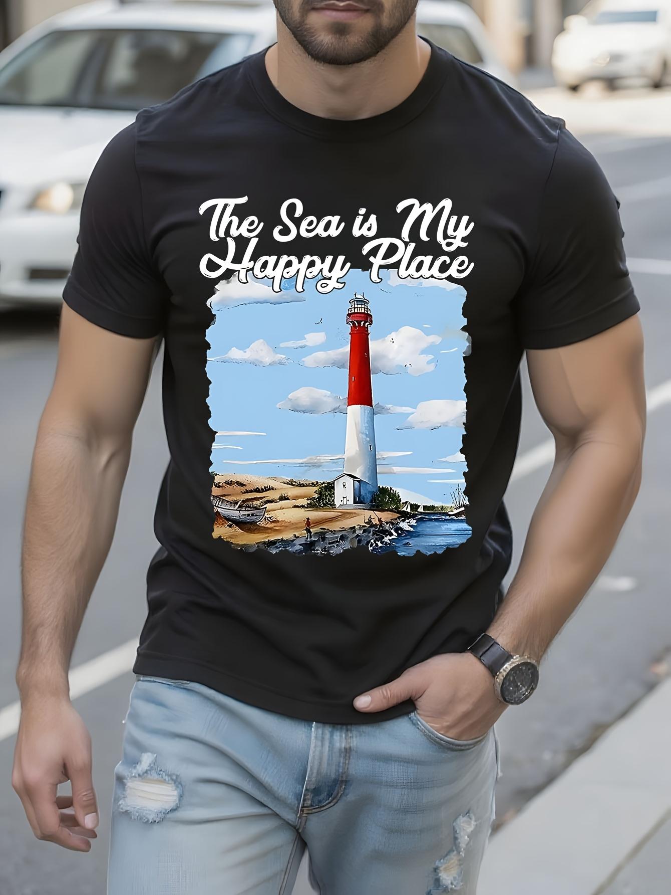 Barnegat New Jersey Lighthouse Art Painting Gift Ideas Ts... M