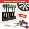 Yousheng Acryl Dart Halter Wandmontage 6-Dart Aufbewahrung Displayständer für Steeldart & Softdart Moderne Spielzimmer Dekoration