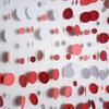 New Paper Circle Garland Banner Round Dots Colorful Colorful Dot Garland Hanging Party Garland Wedding Decorations