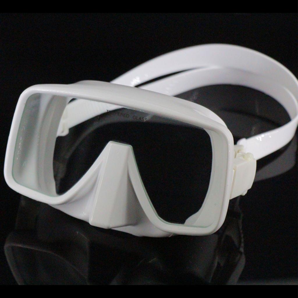 Adult Scuba Diving Mask Tempered Glass High Defination Swimming Goggles with Nose Cover Snorkel Gear Freediving Swim