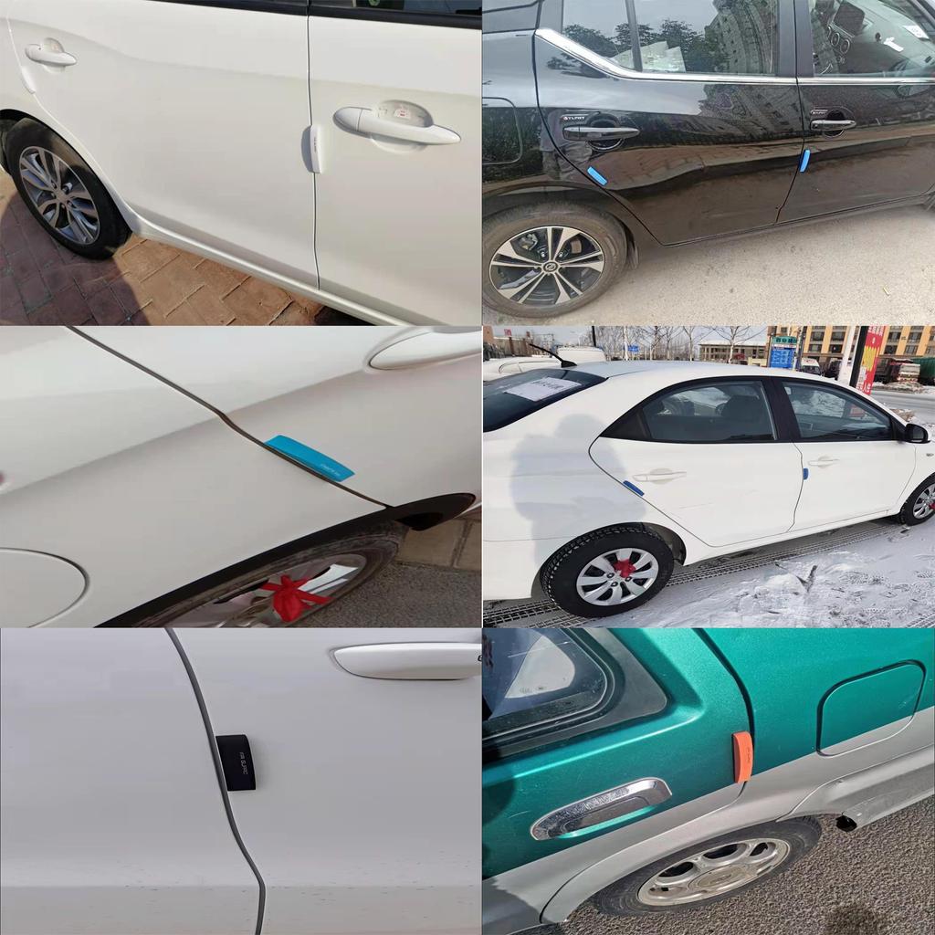 Neuer 1 Stück Autotürschutzleiste Kratzschutz Auto Gummi Stoßstangenaufkleber Autotürkantenschutz Auto