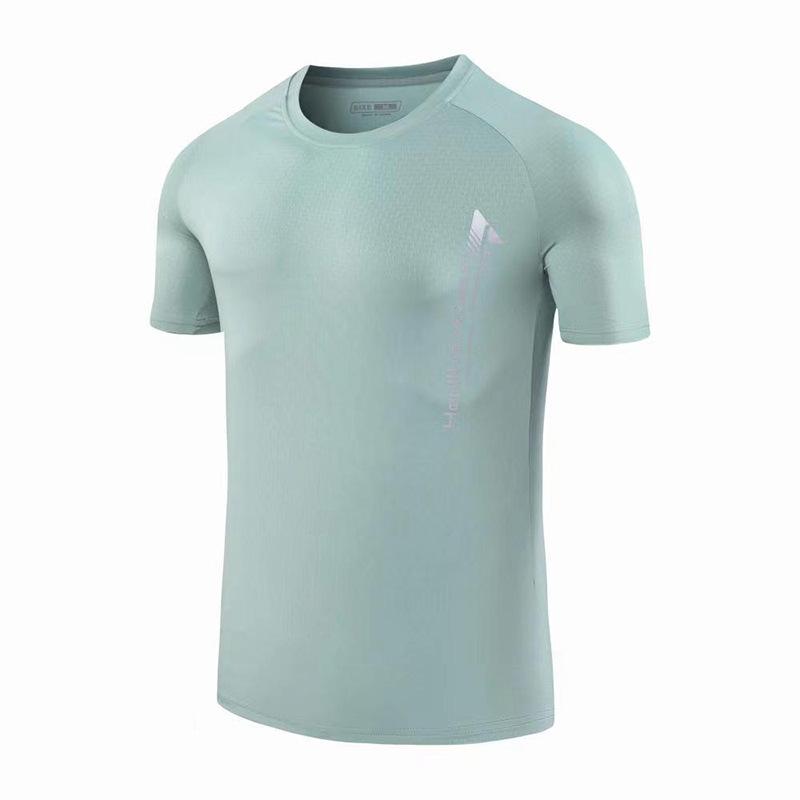 Men's Quick-Dry Round Neck Short-Sleeve Sports T-shirt - Running & Fitness Outdoor Casual Top