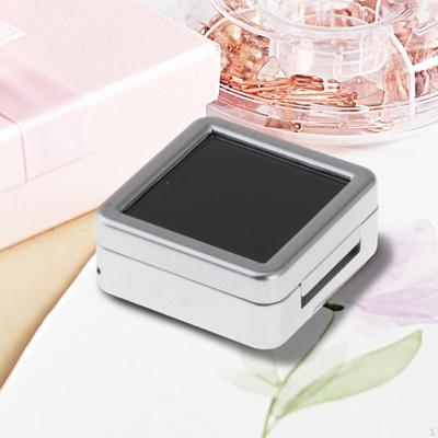 Gemstone Storage Box Container Showcase Square Acrylic Gem Display Case Holder for Collectibles