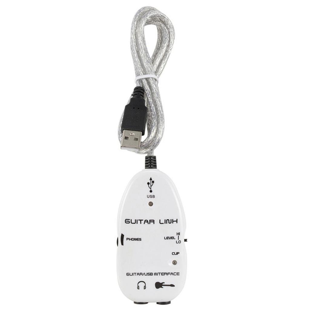 Guitar to USB Interface Link Cable Adapter   Connector Recorder for PCCelsiusComputer