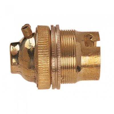 Bc Brass 1/2in Unswitched Lamp Holder