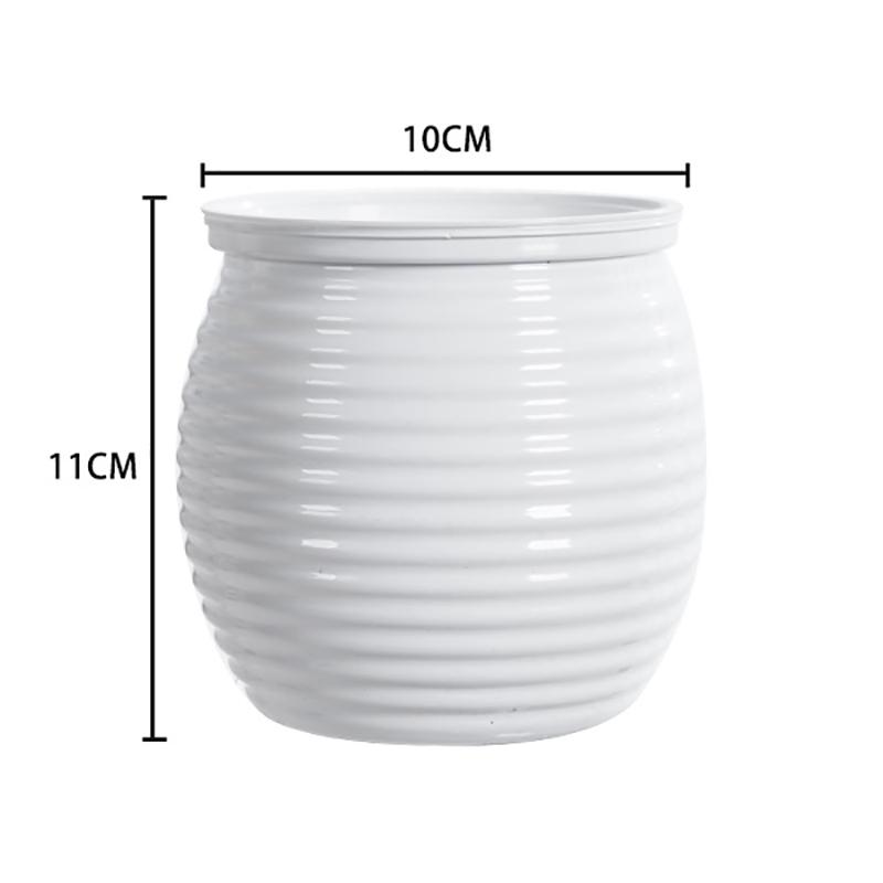 Self-Watering Planter Pot with Transparent Spiral Design for Orchids & Pothos Lazy Desktop Hydroponic Flowerpot