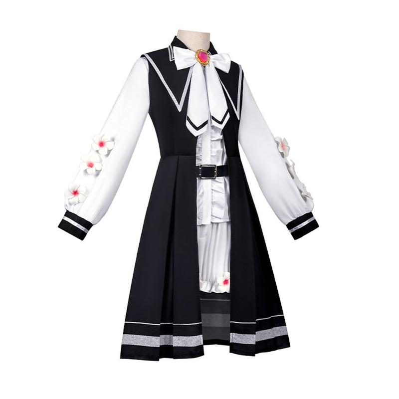 New Sakuraba Ema Cosplay Costume Wig Anime Magical Woma Witch Trial Ema School Uniform Lolita Dress Halloween Christmas Clothing