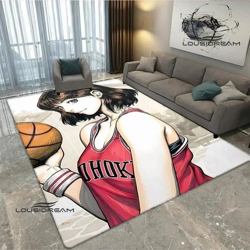 3D Cartoon Slam Dunk printed carpet Non-slip carpet outdoor carpets area rug Home bedroom decor rug for bedroom birthday gift