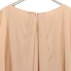 unused Unaca Short sleeve Layered one piece 38 beige French sleeve Women Used