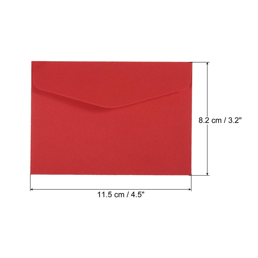 48Pcs Colorful Blank Mini Paper Envelopes DIY Multifunction Wedding Party Invitation Greeting Cards Gift Business Card Envelope