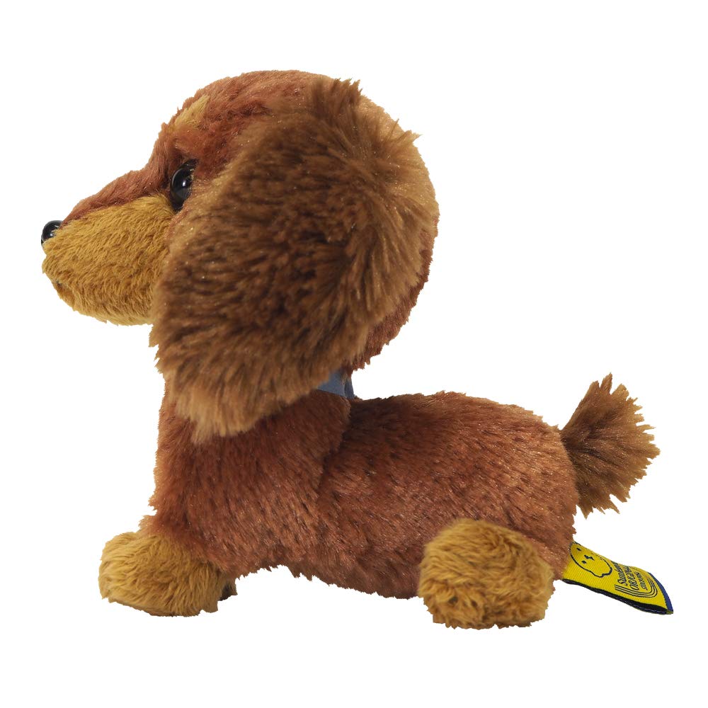 Sunlemon Pups Miniature Dachshund Brown S 13 X 16 X 14cm Stuffed Animal Dog P-5942