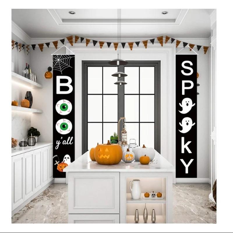 Halloween Couplets Hanging Flags Door Banners Flags And Outdoor Decorations