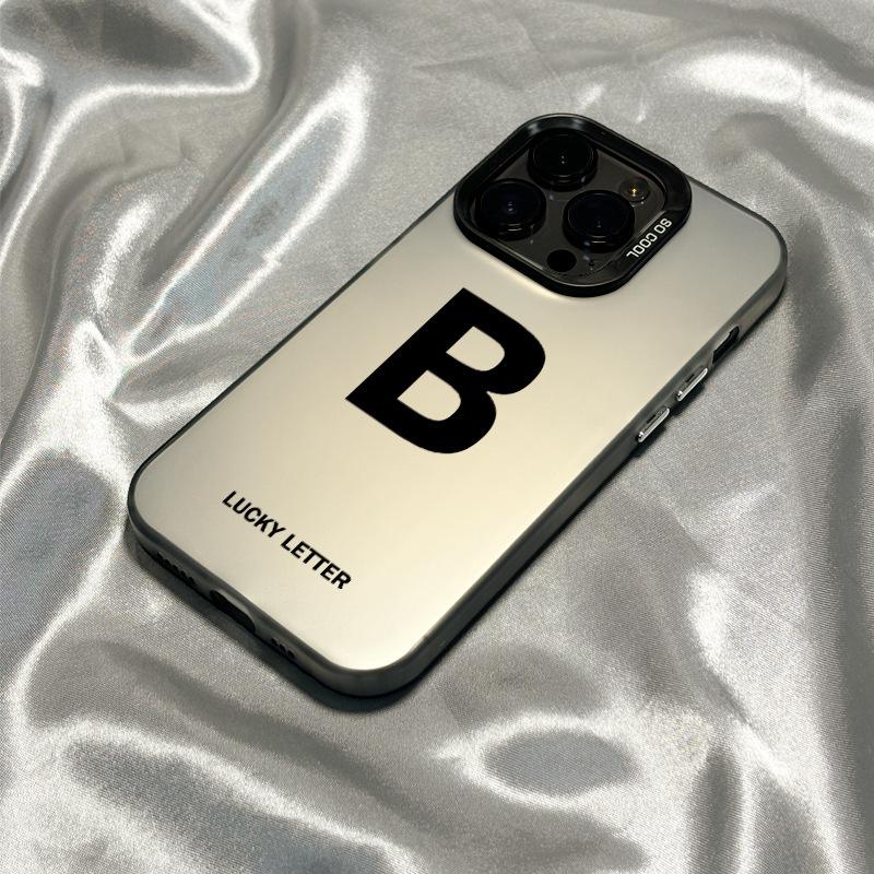 Applicable To Apple 15promax Mobile Phone Case, New iPhone14 Trendy Brand Simple Lucky Letter 13 Advanced 12