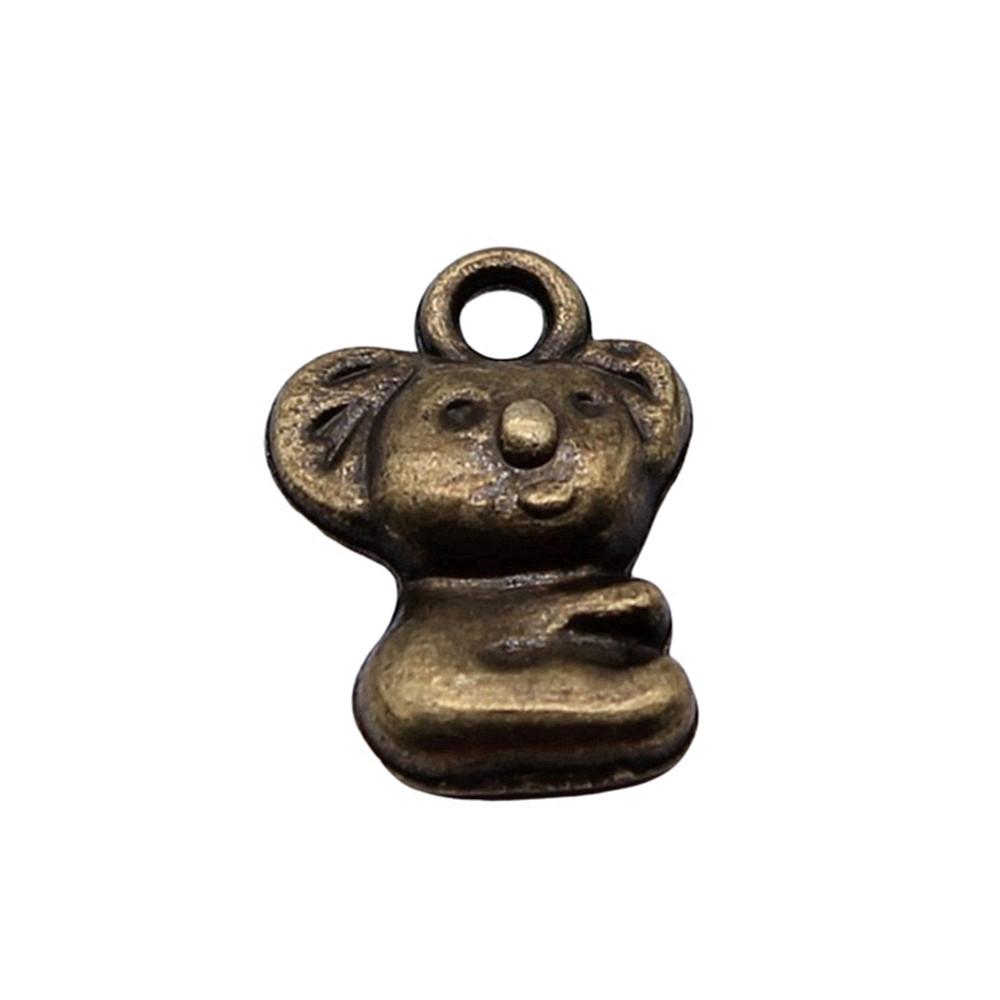 Bear Pendants Metal Animal Charms Panda For DIY Bracelet Necklace Earrings Accessories