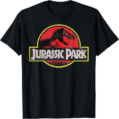 Jurassic Park Verweerd Origineel Park Logo T-shirt