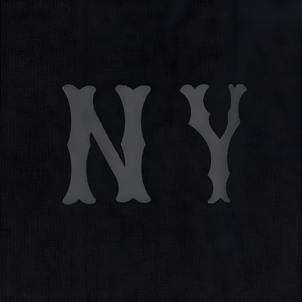 New MLB New York Yankees Megagram Casual Pants Women's Black 3FPTG0144-50BKS