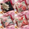Fashion Peony Cushion Cover Pattern Printed Pillowcase for Living Room Sofa Cushion Cover & Bedroom Decor