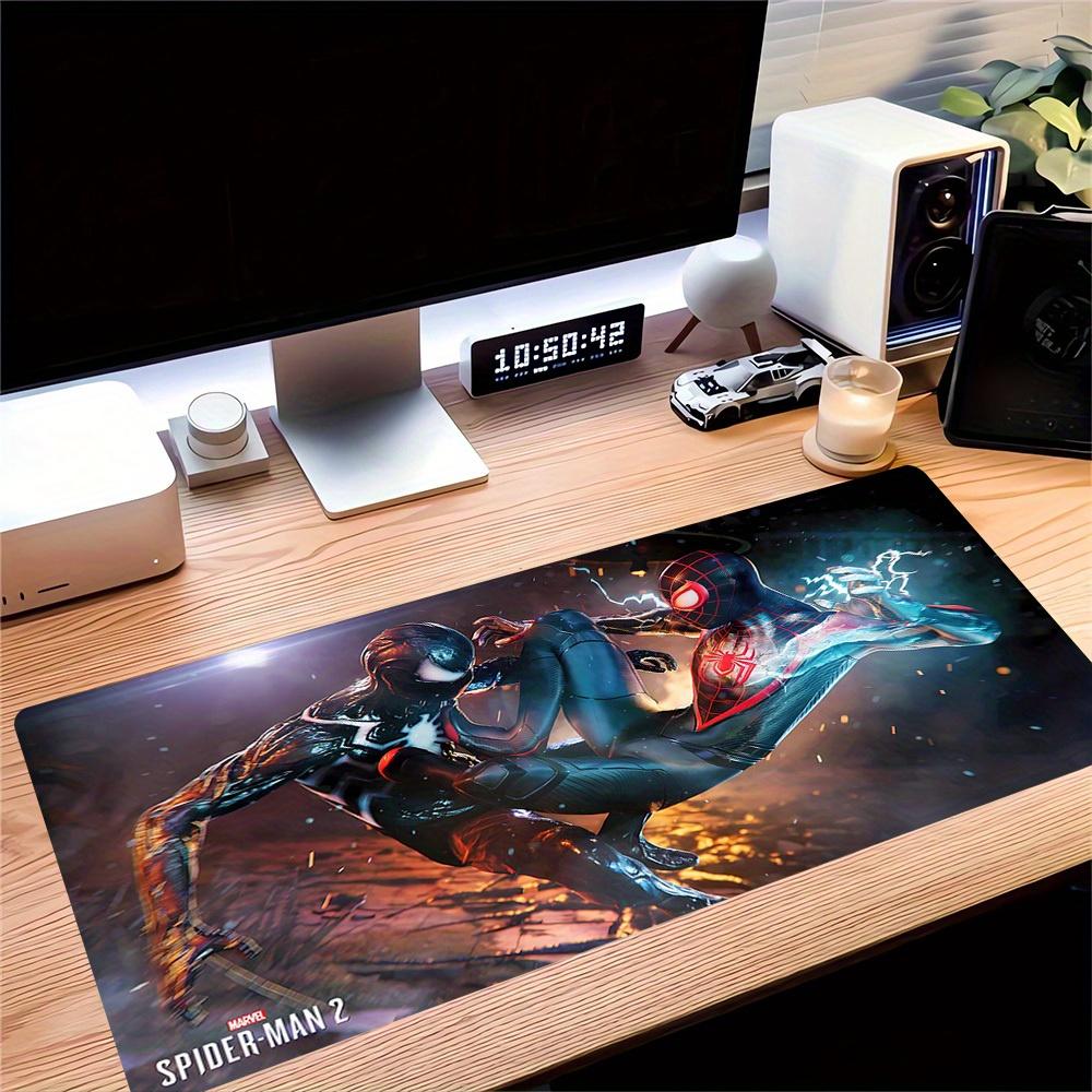 Large Multi-Size Non-Slip Rubber Base Spiderman, Hero Mouse Pad, Stitched Edges Keyboard Desk Mat for School, Office, Home, Gift for Friend