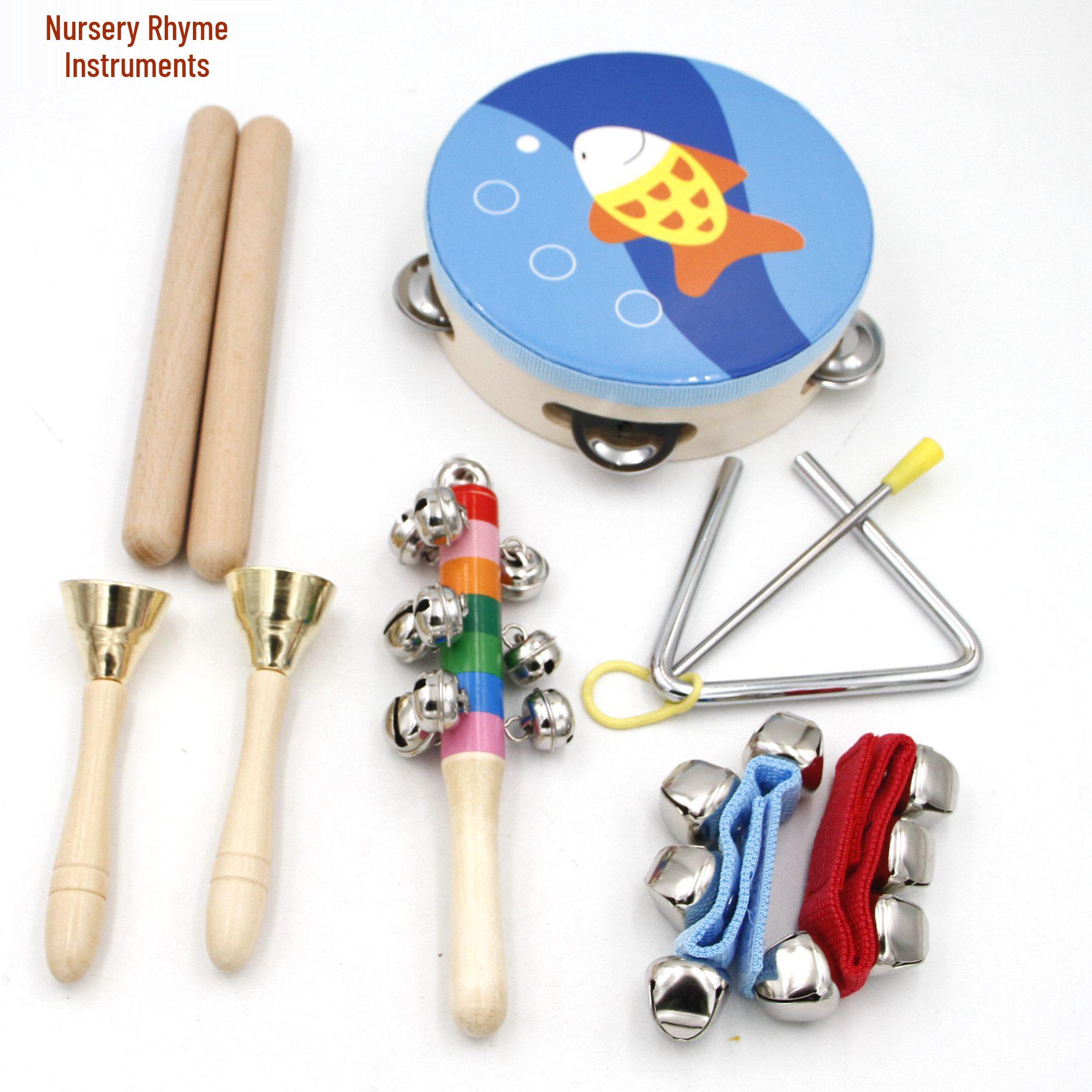 Orff Percussion Instrument Set 6-Piece Set