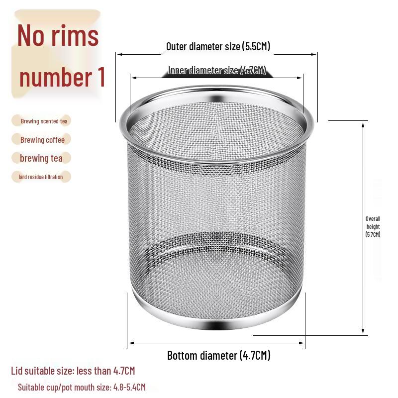 Stainless Steel Tea Infuser for Tea Leaves - Teapot Strainer and Filter