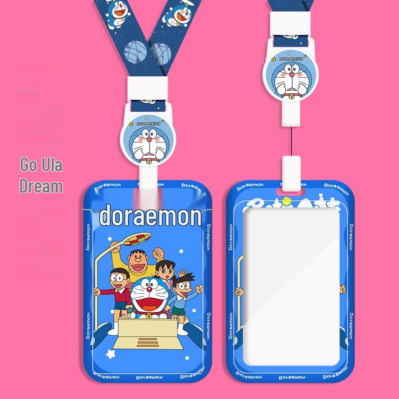Retractable Lanyard ID Holder for Toddlers – Cute Student Card & Bus/Meal Pass Holder