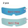 4Pcs Motorcycle Helmet Clear Rainproof and Anti-fog Film Universal Motorcycle Helmet  Coating Sticker Film Helmets Accessories