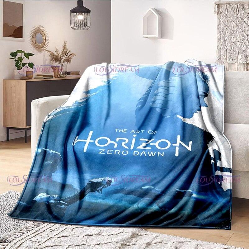 Deka pre milovníkov hier Horizon Zero Dawn Gaming Throw Deka Fleecová deka Deka pre dospelých a deti Prikrývka pre hráčov Darčeky
