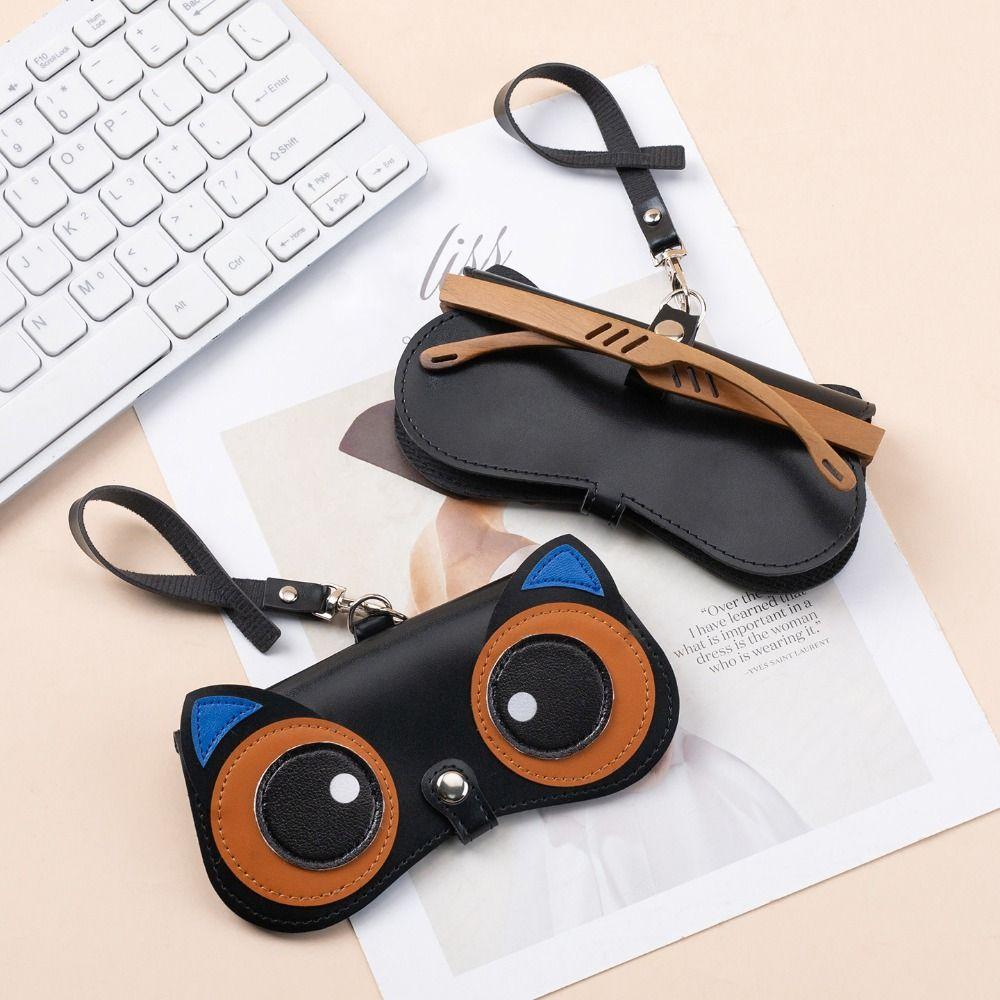 Portable Sunglasses Storage Cover Cartoon Eyeglasses Case Cute Myopia Glasses Organizer Bag